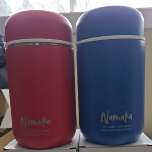 Namaka Red and Blue Stainless Steel Bottles